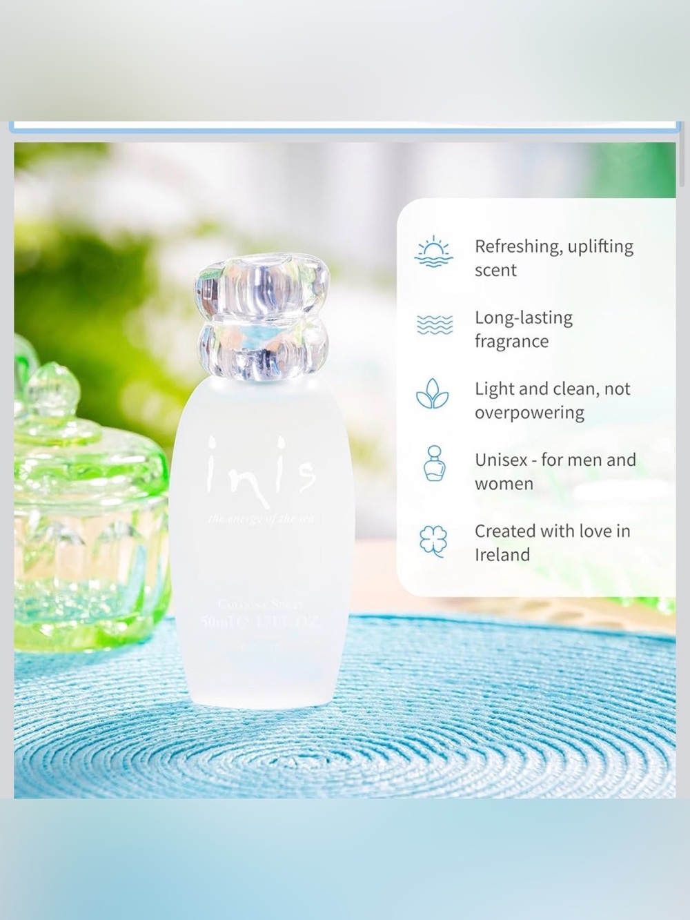 Inis The Energy of the Sea BNWT 1.7fl oz Unisex - Picture 3 of 8